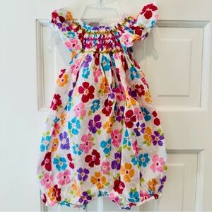 Hug Me First Floral Lightweight Infant Romper — 100% Cotton